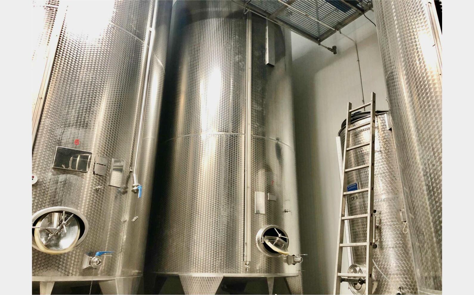 Cuve inox 304 - Sur pieds 250 HL (25 000 litres) LETINA