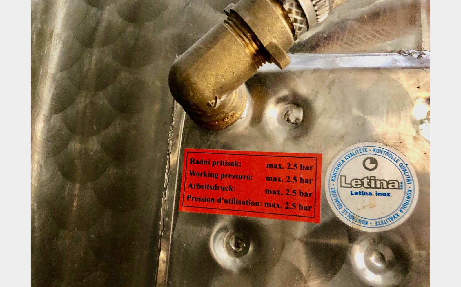 Cuve inox - Thermor&eacute;gul&eacute;e 130 HL (13 000 litres) LETINA