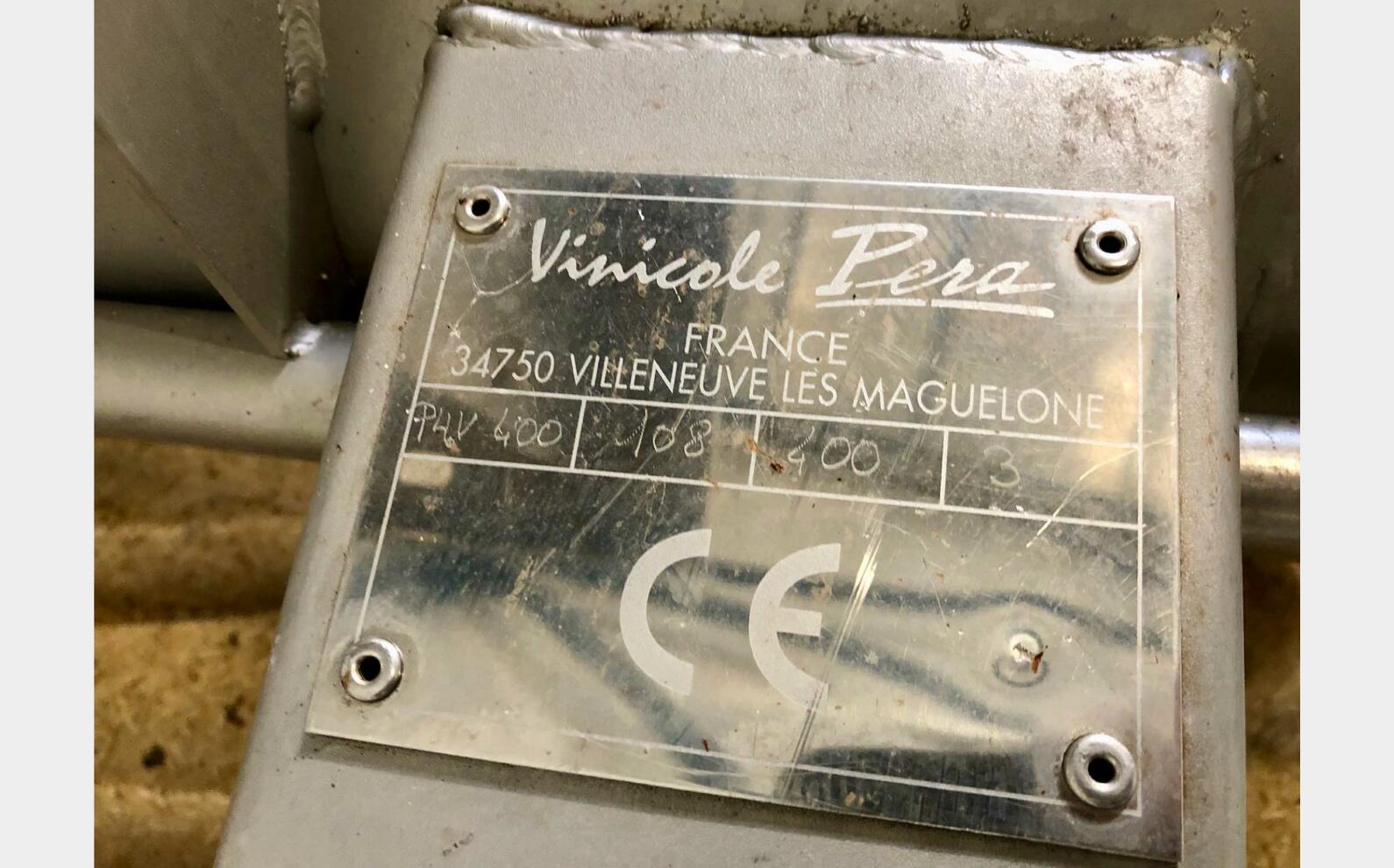 Pompe &agrave; marc PERA