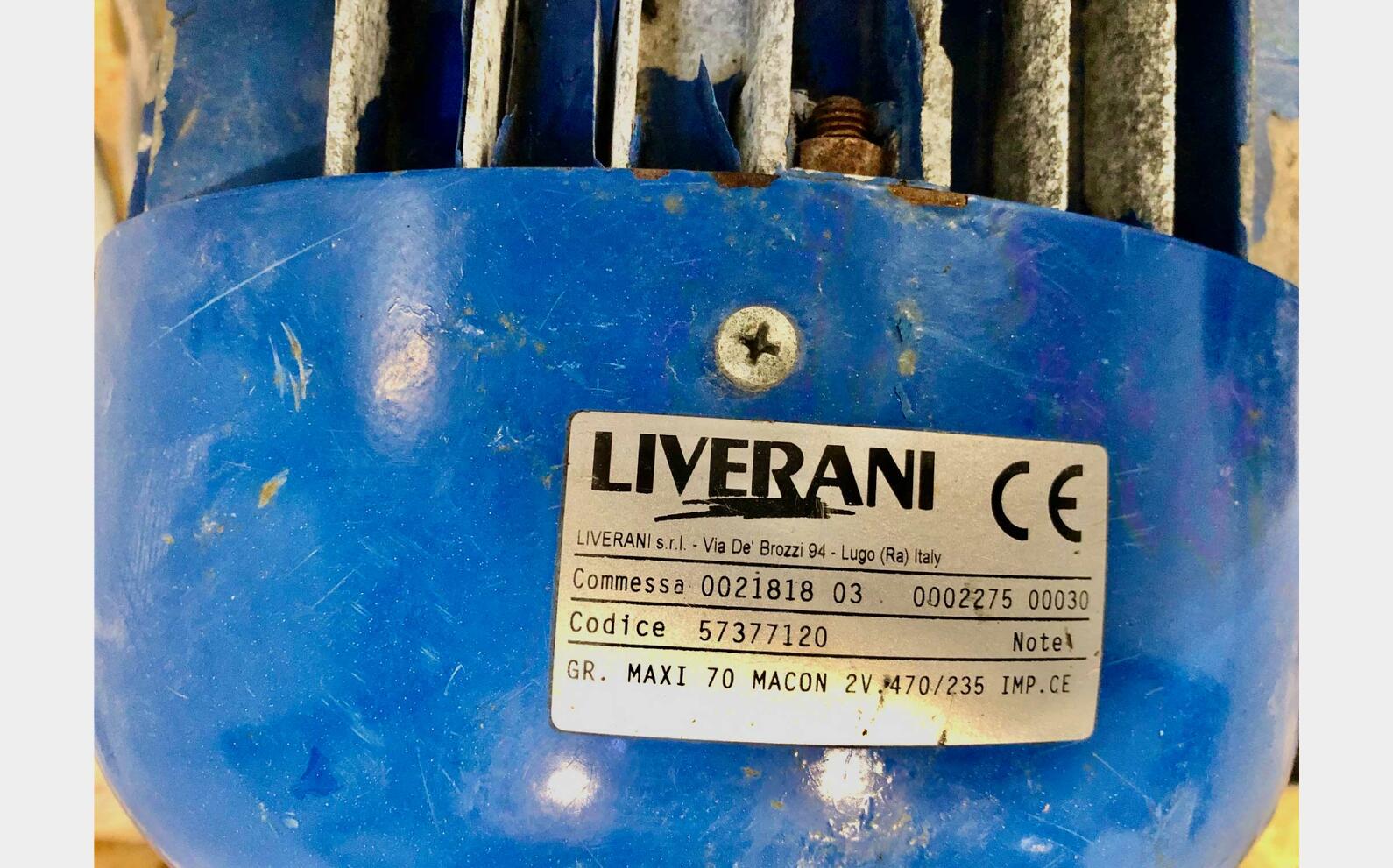 Impeller pump LIVERANI