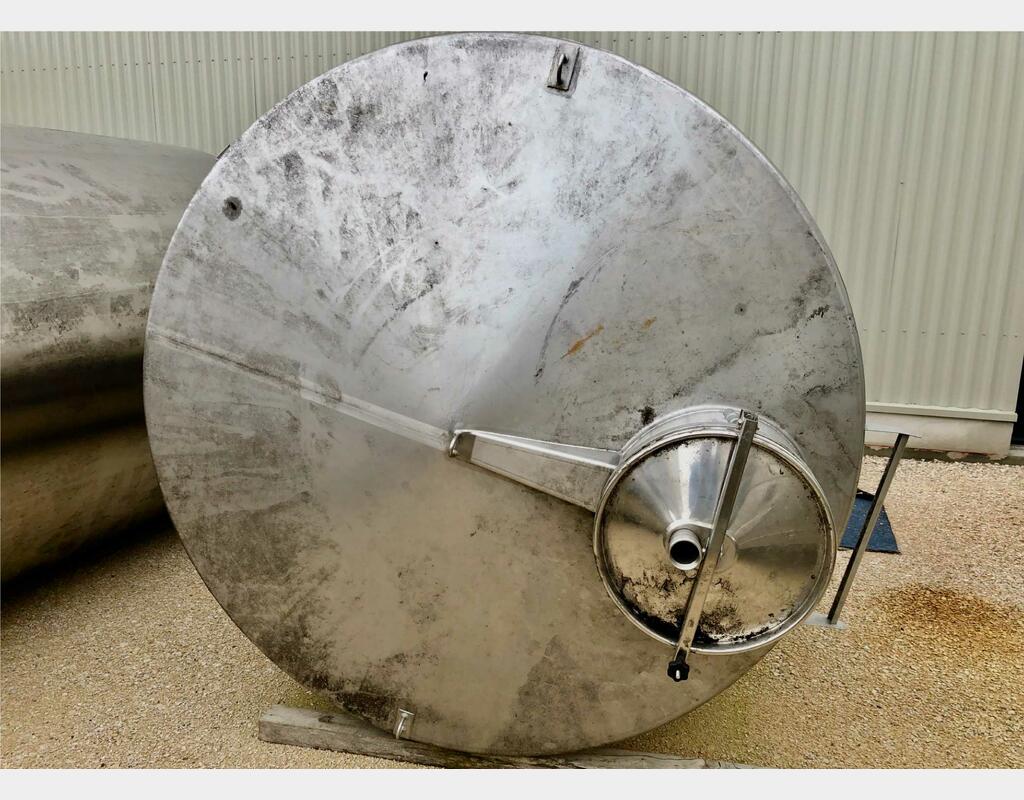 Stainless steel tank - Flat bottom