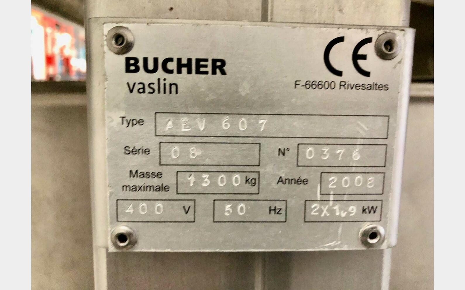 Vibrating Conquet 60 HL (6 000 litres) BUCHER