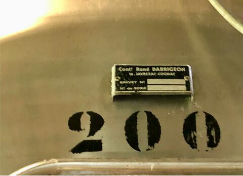 Stainless steel tank - On feet 200 HL (20 000 liters) DABRIGEON