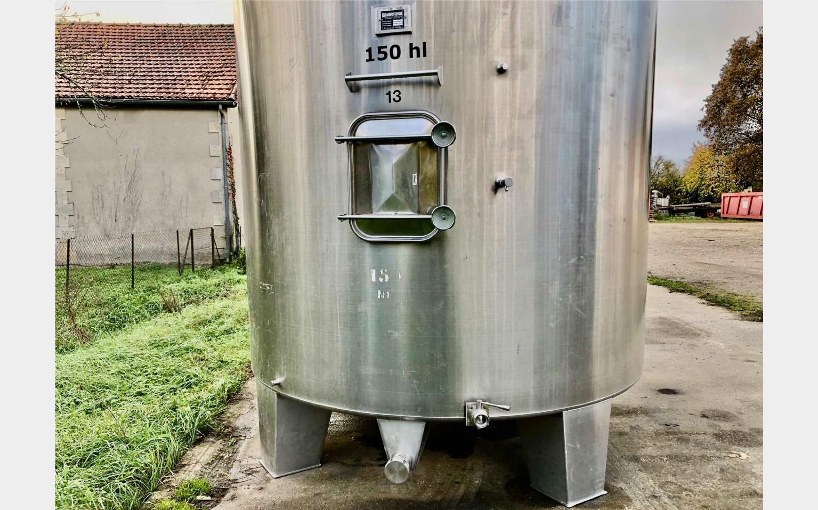 Cuve inox - Stockage 150 HL (15000 litres) CTM