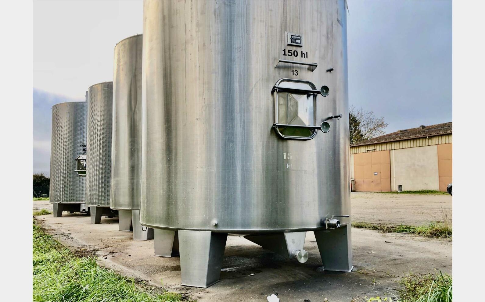 Stainless steel tank - Storage 150 HL (15000 litres) CTM