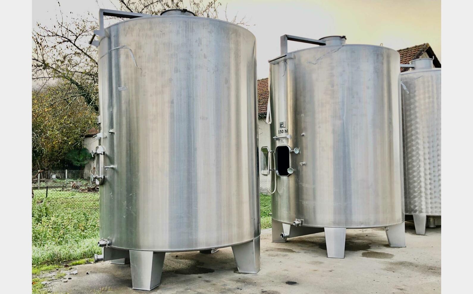 Stainless steel tank - Storage 150 HL (15000 litres) CTM