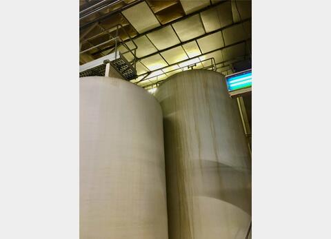 Vertical fiberglass tank - Cylindrical - Flat bottom