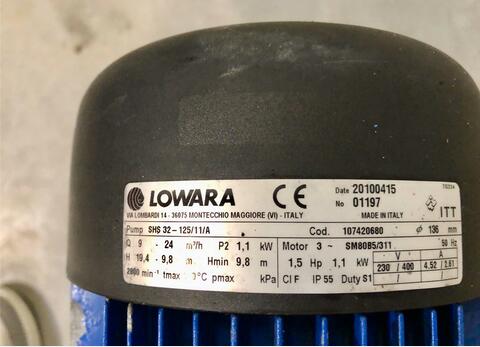 Pompe centrifuge LOWARA