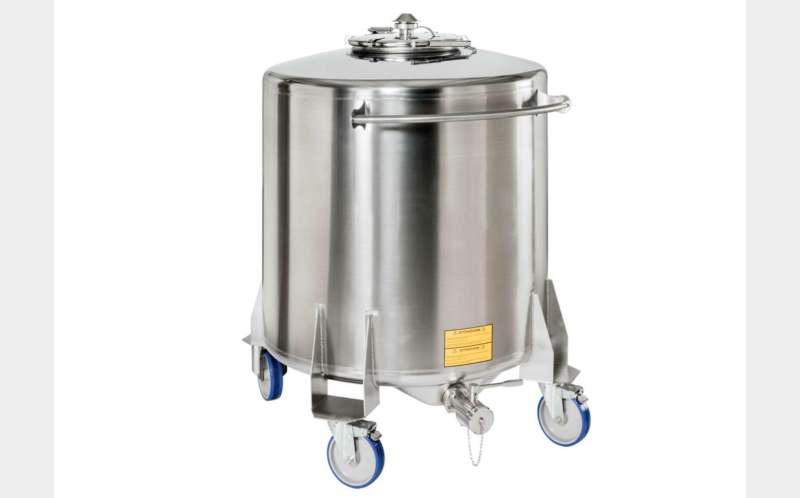 Stainless steel tanks 304 - SCL From 7.32 HL (732 liters) to 15.28 HL (1528 liters) ARSILAC