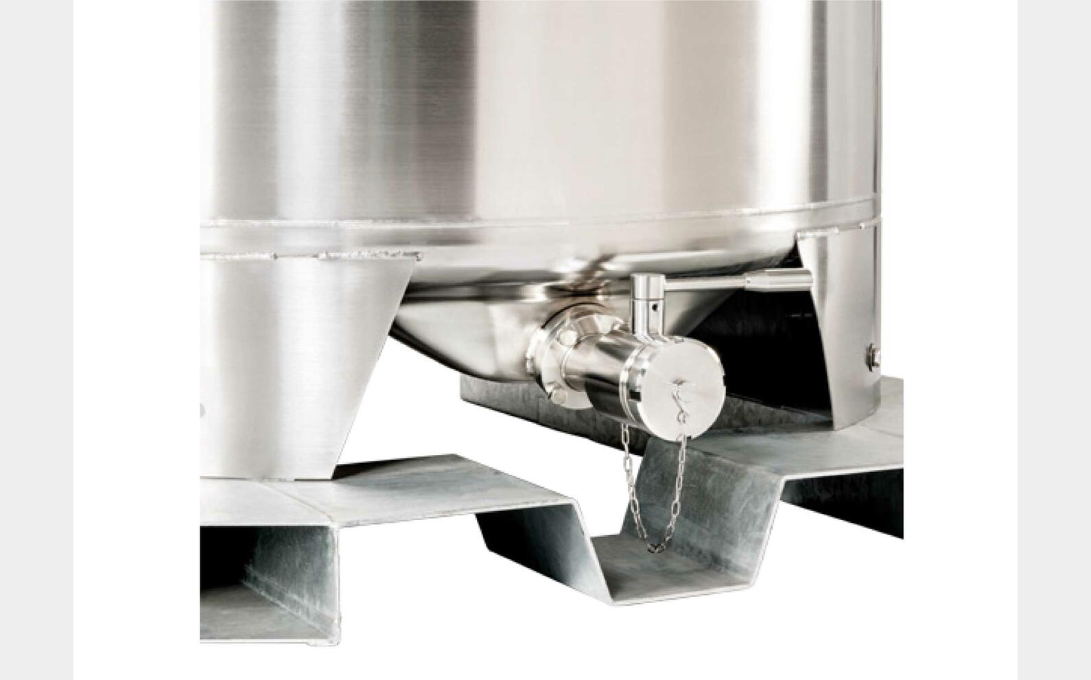 Stainless steel tanks - SBPA From 1.39 HL (139 liters) to 21.35 HL (2135 liters) ARSILAC