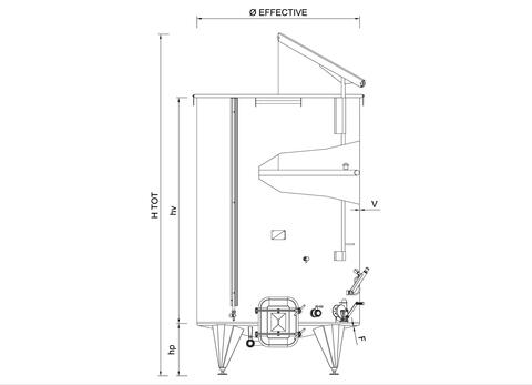 Cuves inox 304 - SPAF De 10 HL (1000 litres) &agrave; 250 HL (25000 litres) ARSILAC