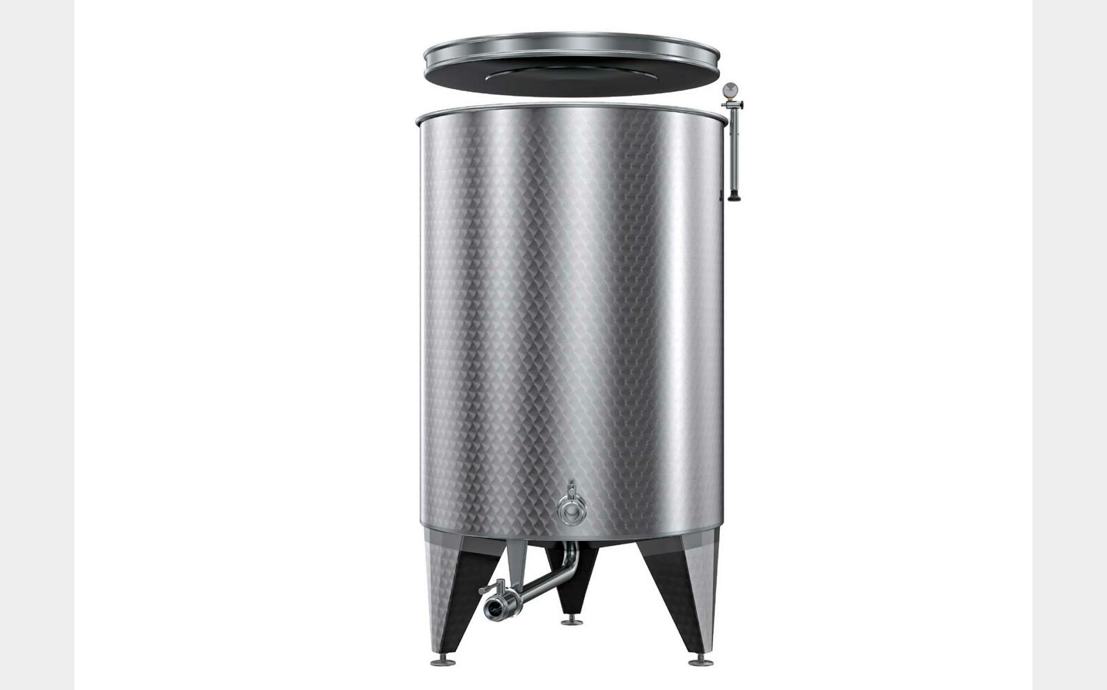 Tanks - SPAC - 304 stainless steel From 3 HL (300 liters) to 250 HL (25,000 liters) ARSILAC