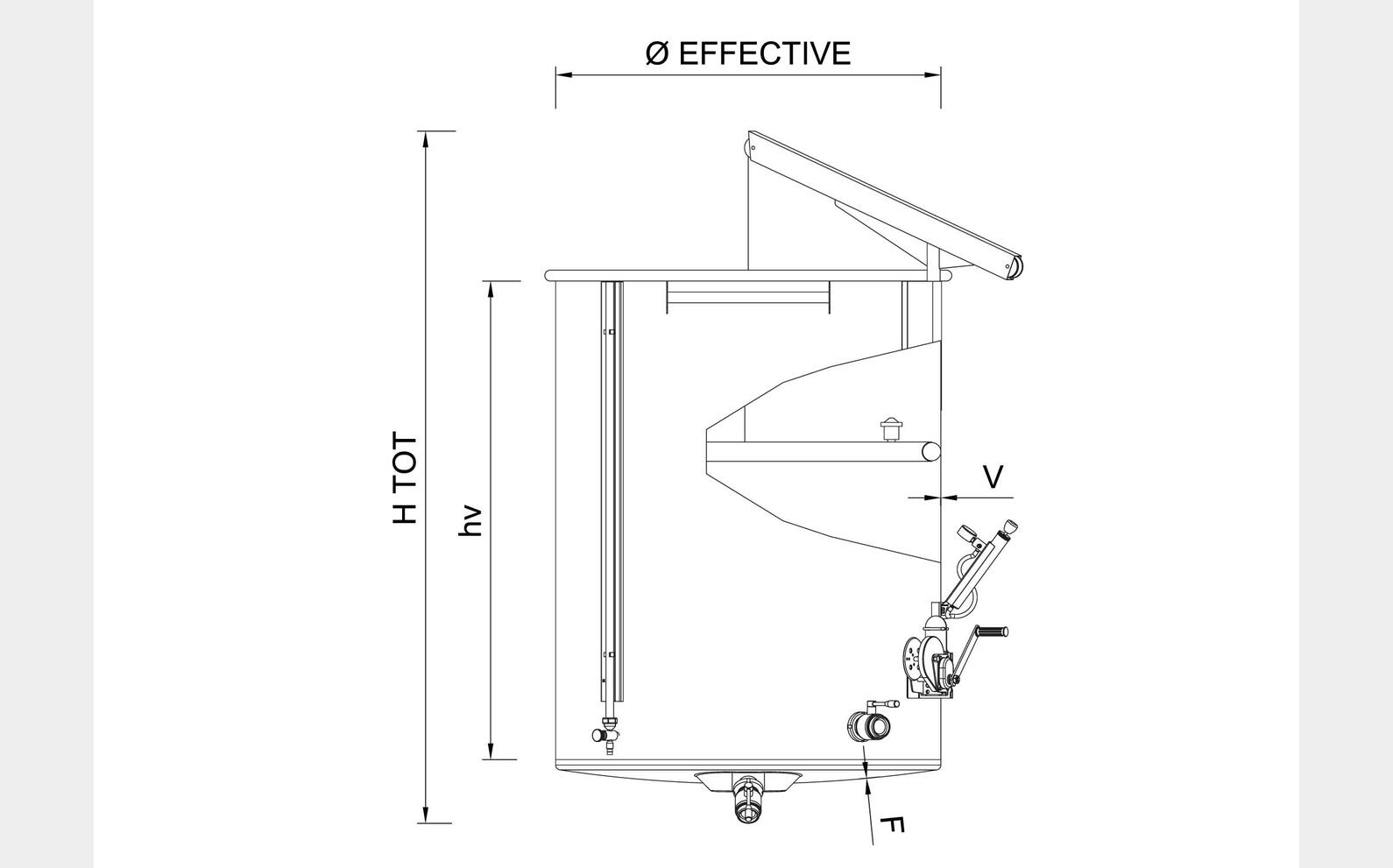 Cuves inox 304 - SPAB De 2 HL (200 litres) &agrave; 21,5 HL (2150 litres) ARSILAC