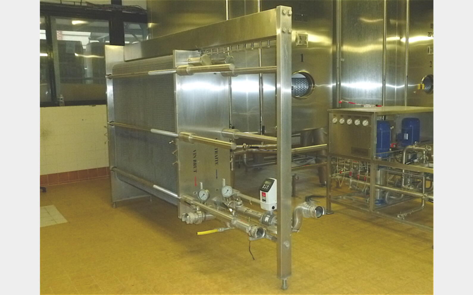 Echangeur &agrave; plaques en INOX