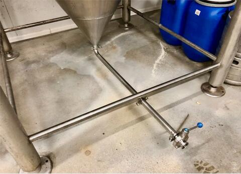 Stainless steel tank - Cylindro conical 110 HL (11 000 litres) PSS