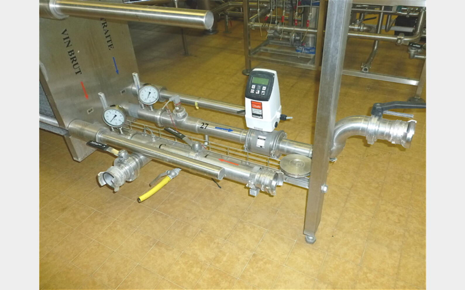 Echangeur &agrave; plaques en INOX