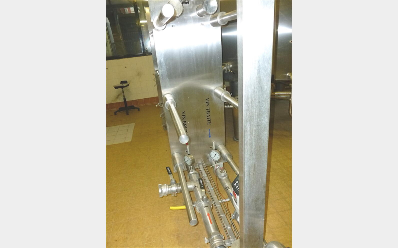 Echangeur &agrave; plaques en INOX