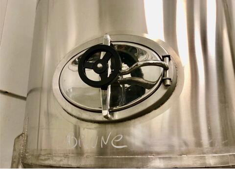 Cuve de garde inox - Cylindro conique 60 HL (6 000 litres) PSS