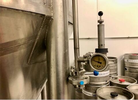 Cuve de garde inox - Cylindro conique 60 HL (6 000 litres) PSS
