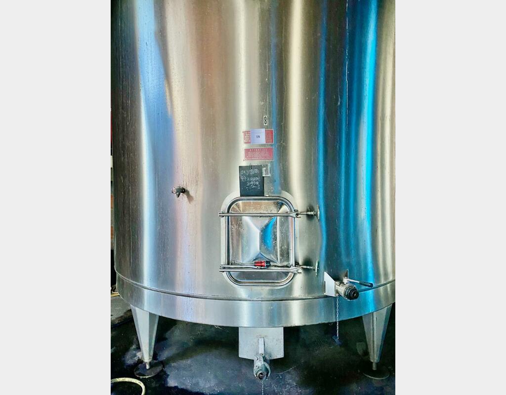 Cuve inox - Fond plat