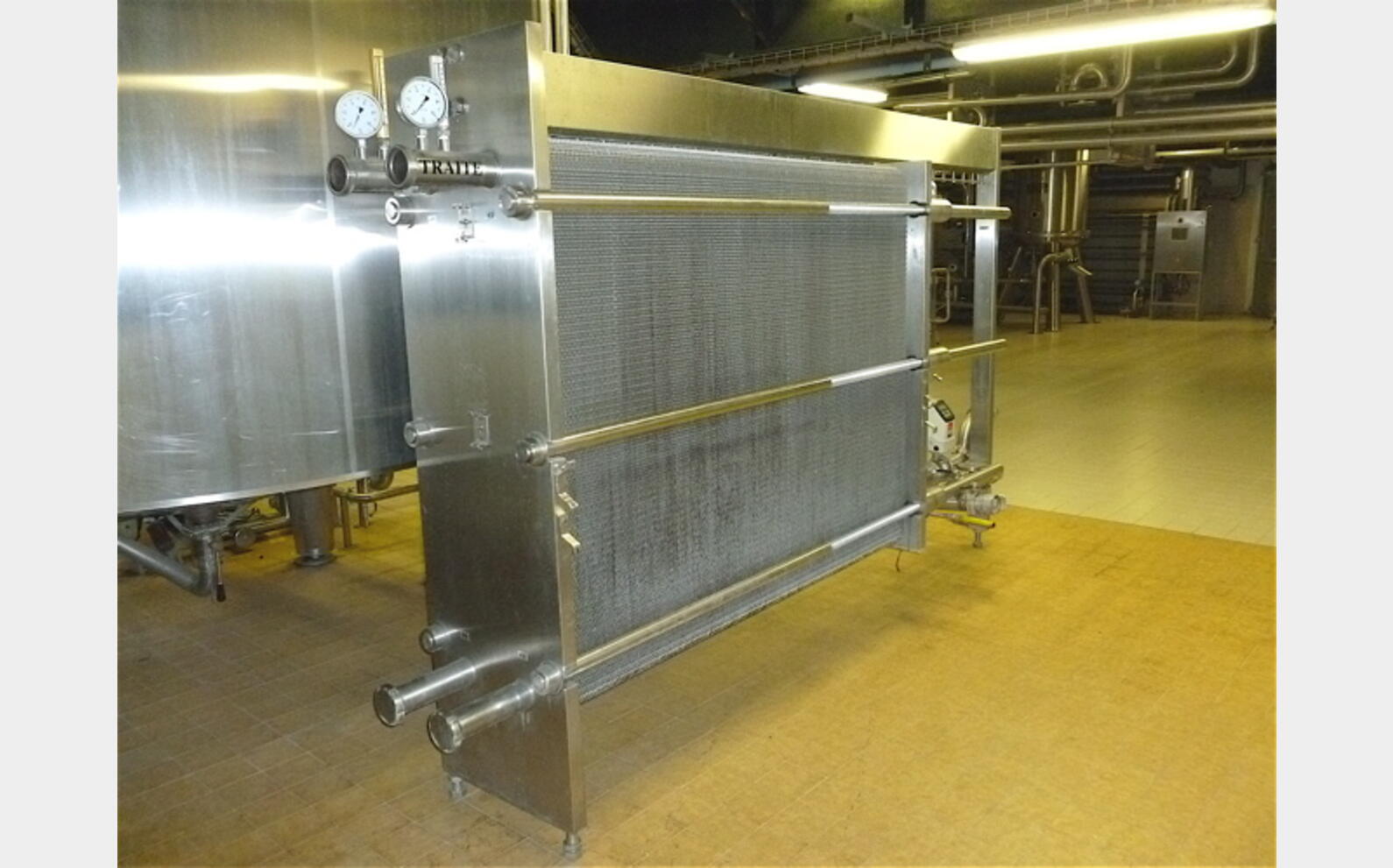 Echangeur &agrave; plaques en INOX