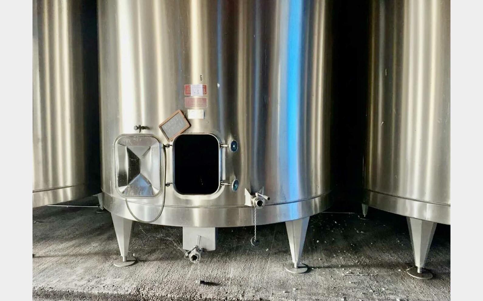 Cuve inox 304L - Fond conique 230 HL (23 000 litres) PIERRE GUERIN