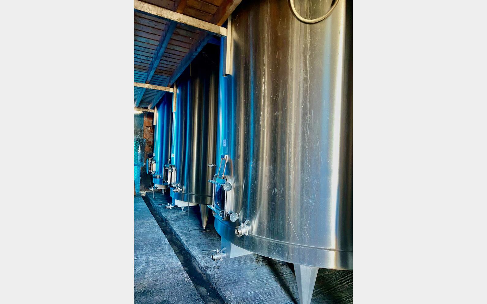 Cuve inox 304L - Fond conique 230 HL (23 000 litres) PIERRE GUERIN