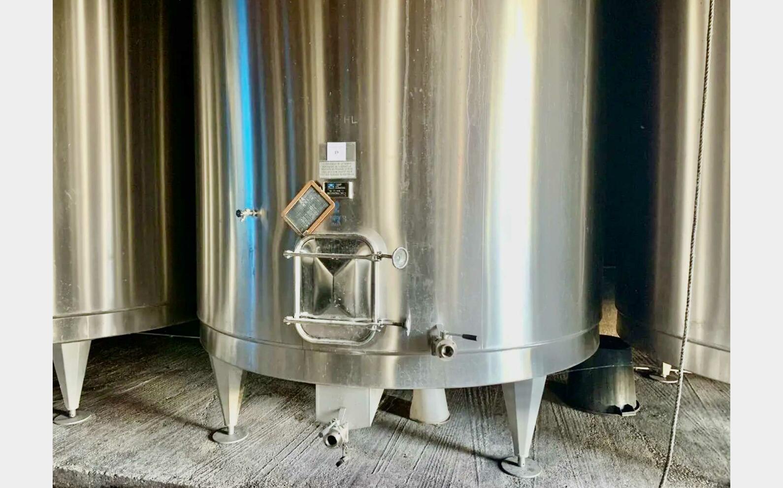 Cuve inox 304L - Fond conique 230 HL (23 000 litres) PIERRE GUERIN