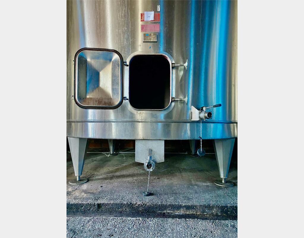 Cuve inox - Fond plat
