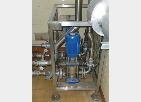 Ensemble de 2 pompes inox sur chassis