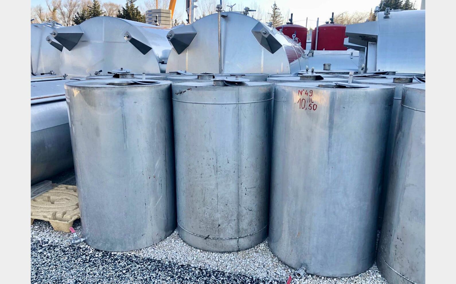 Ss tank - Cylindrical 10 HL (1000 litres)