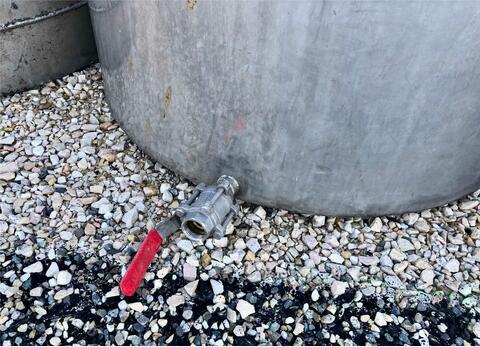 Cuve inox 304 fond plat 10 HL (1000 litres)