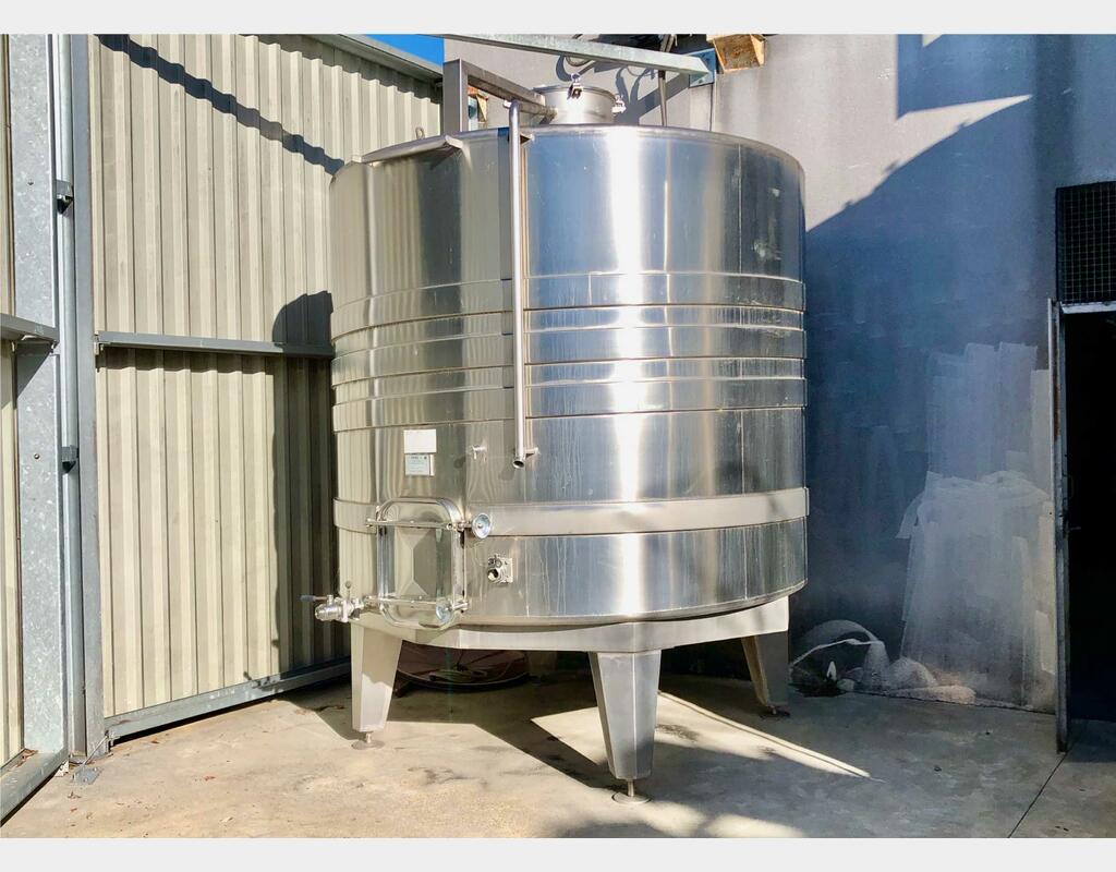 Stainless steel tank - Storage 94.5 HL (9,450 litres) STAI