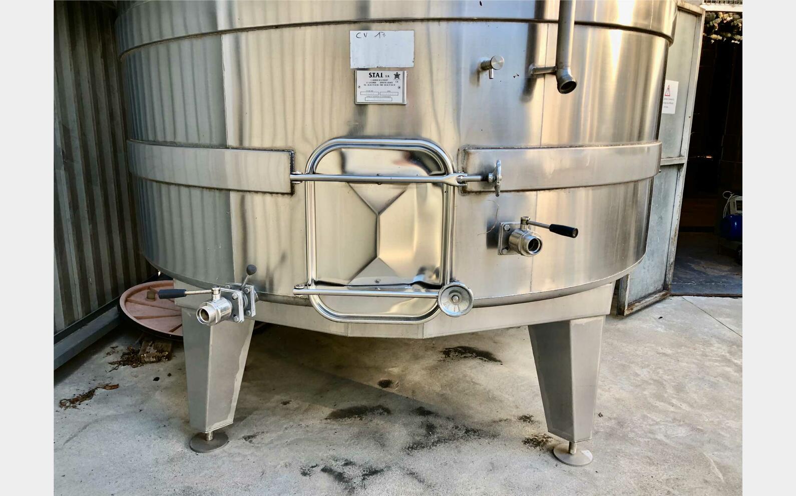 Stainless steel tank - Storage 94.5 HL (9,450 litres) STAI