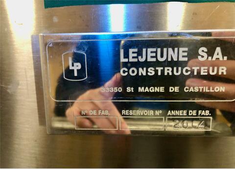 Stainless steel tank - Floating cap LEJEUNE