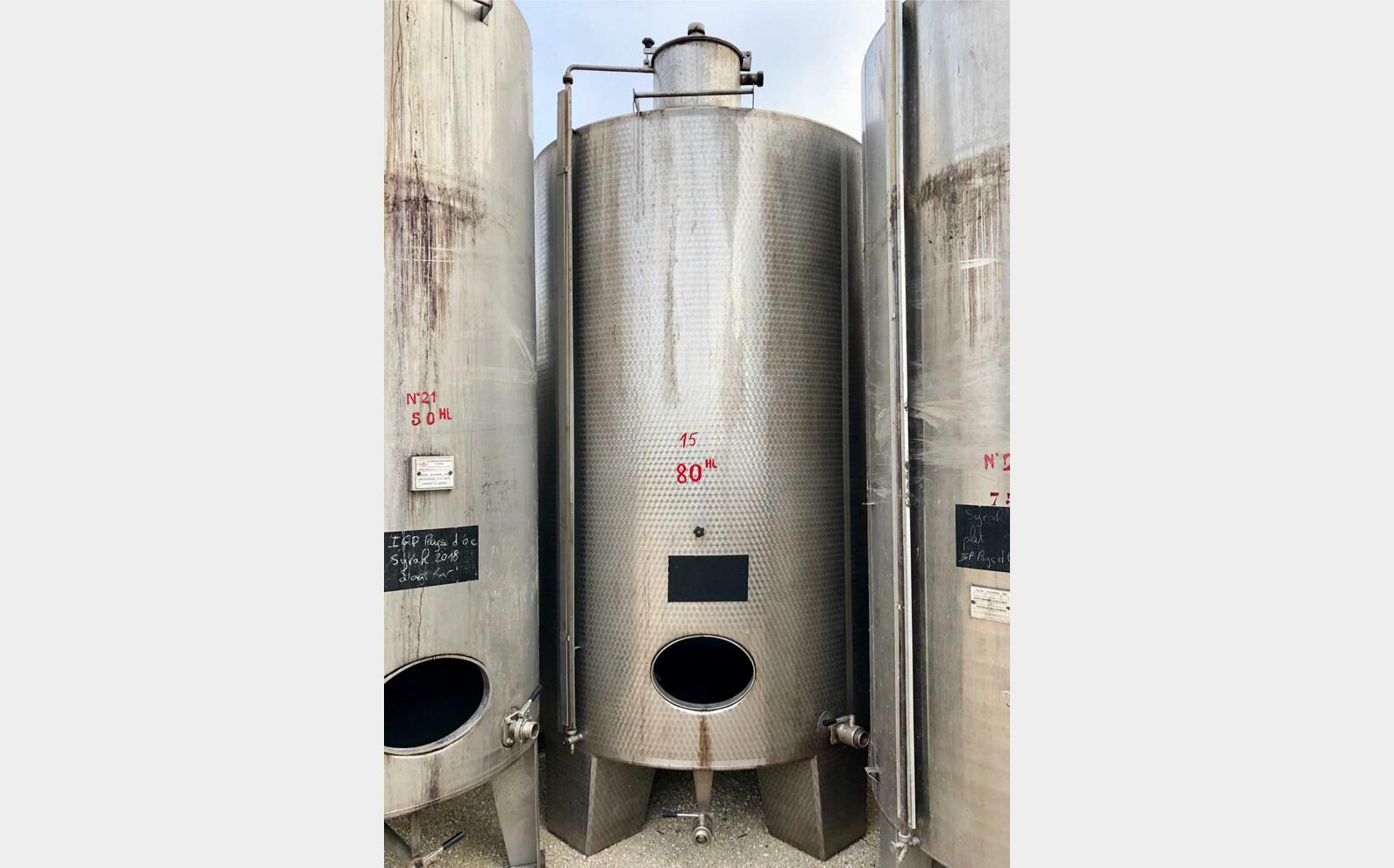 Cuve inox - Cylindrique 80 HL (8 000 litres)