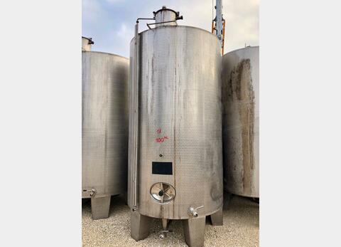 Stainless steel tank - Cylindrical 100 HL (10 000 litres)
