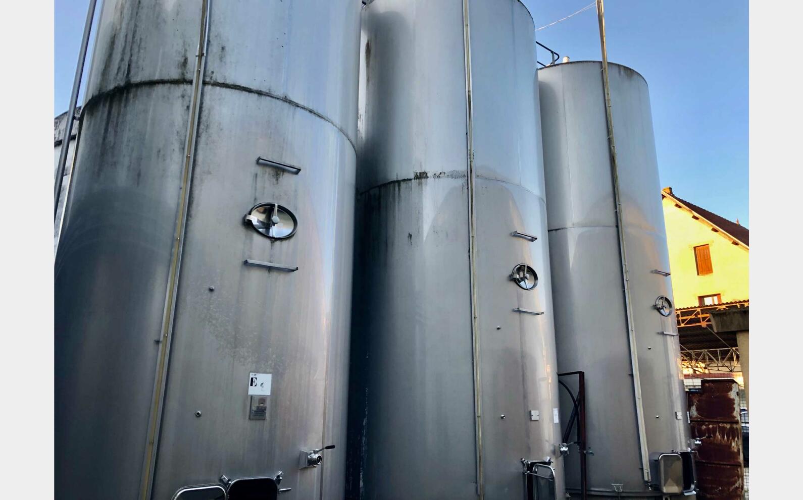 304L stainless steel tank - Flat bottom 507 HL (50 700 litres) LEJEUNE
