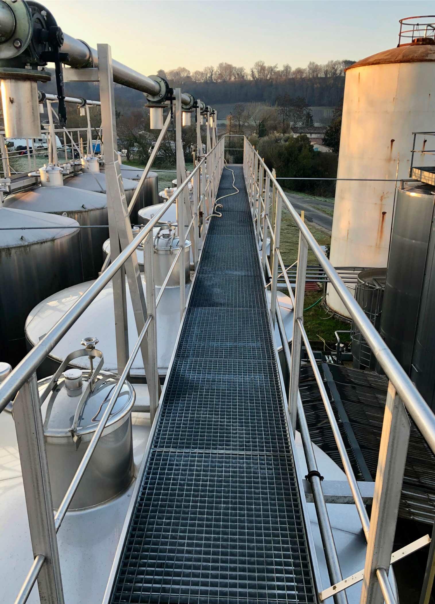 Stainless steel gangway