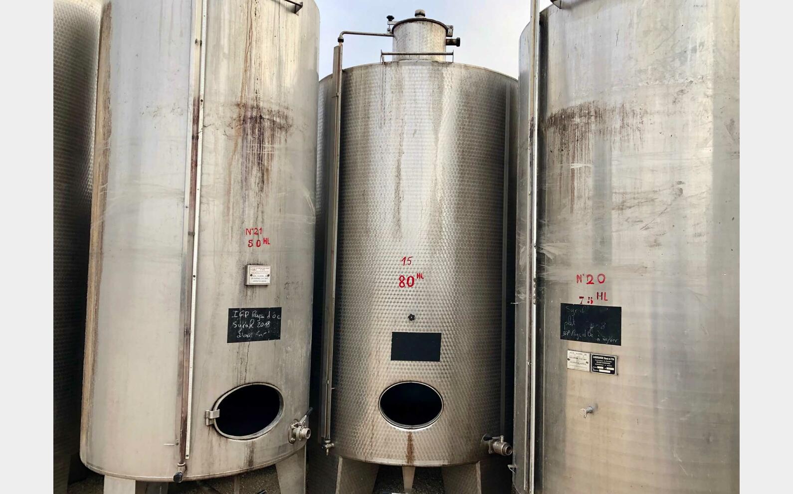Stainless steel tank - Cylindrical 80 HL (8 000 litres)