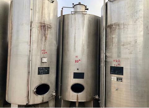 Stainless steel tank - Cylindrical 80 HL (8 000 litres)