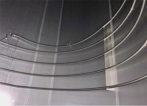 304 stainless steel tank - Storage / fermentation - Flat bottom inclined on invert