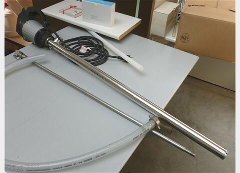 Pompe INOX vide fut ATEX