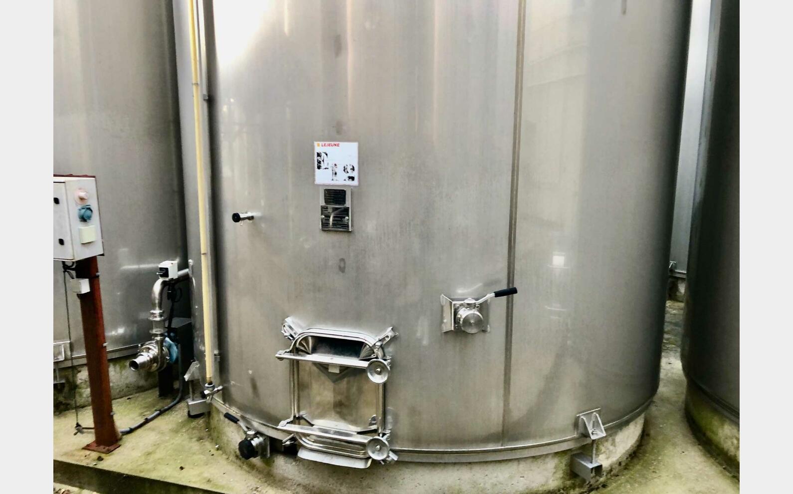 304L stainless steel tank - Flat bottom 507 HL (50 700 litres) LEJEUNE