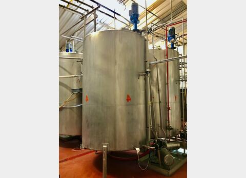 Stainless steel tank - Agitated