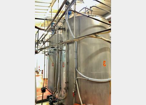 Stainless steel tank - Agitated