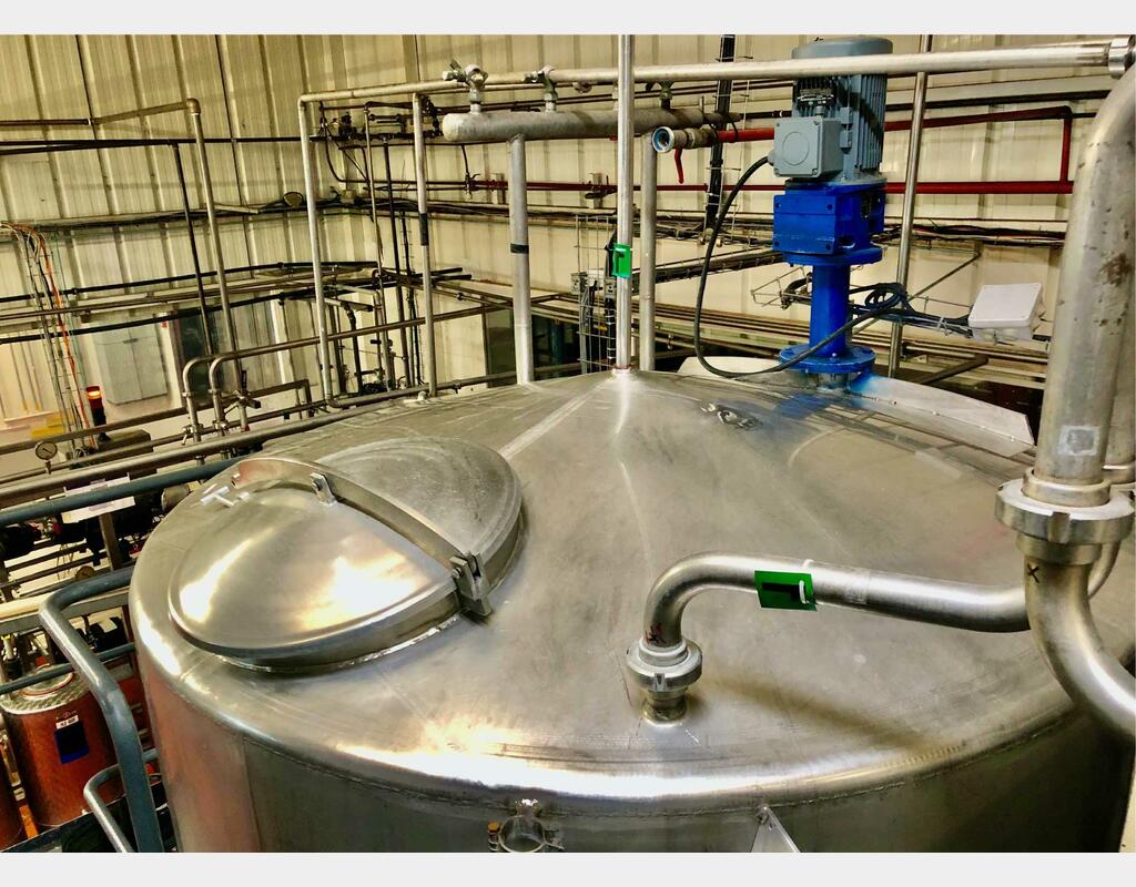 Stainless steel tank - Agitated