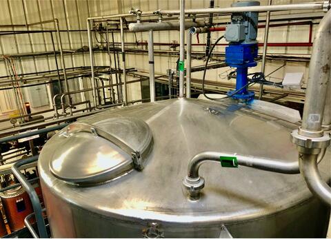 Stainless steel tank - Agitated