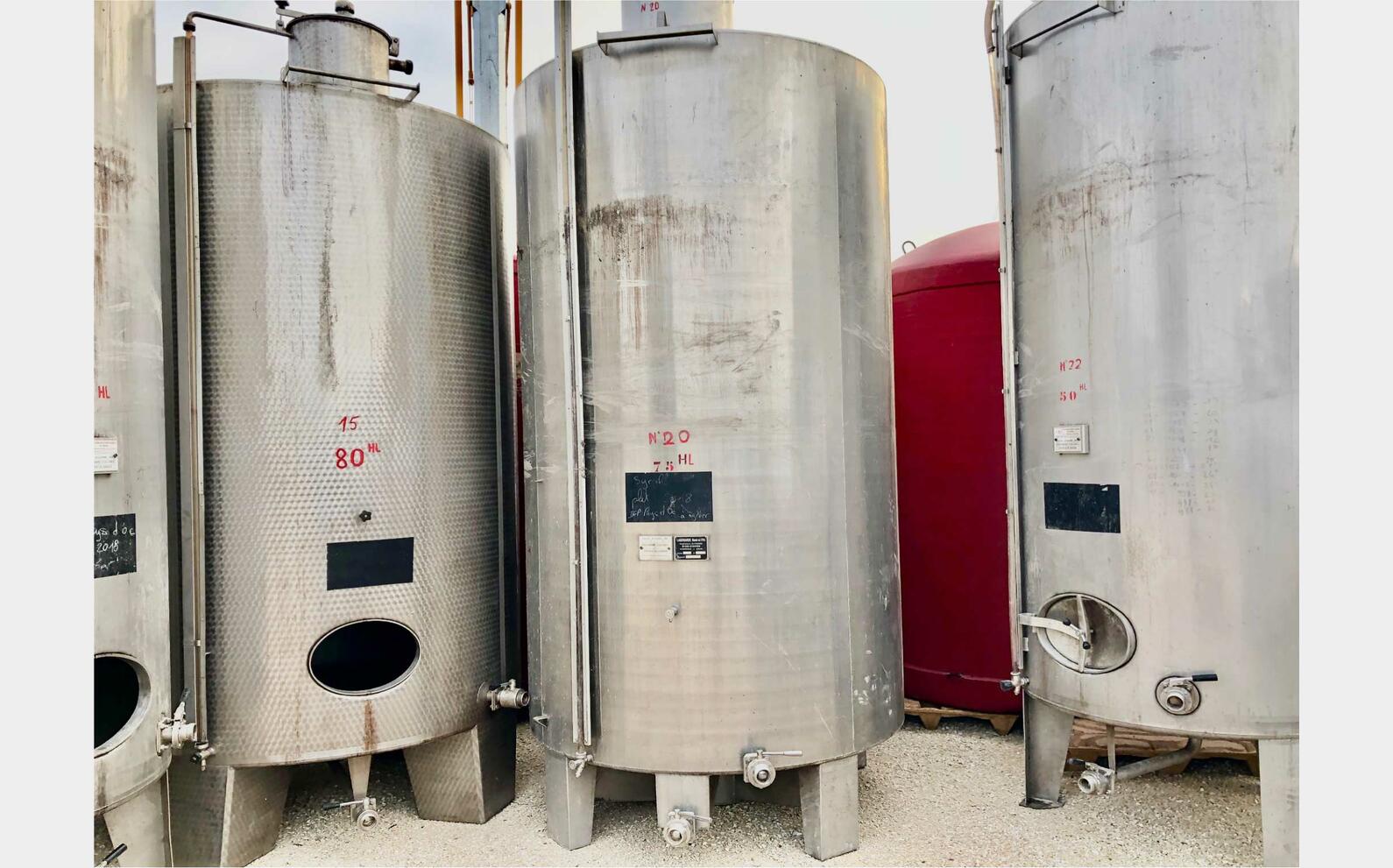 Stainless steel tank 75 HL (7 500 litres)