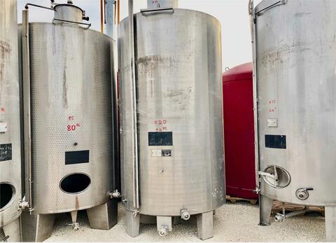 Stainless steel tank - Cylindrical - Vertical